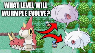 How to Evolve Wurmple to Cascoon or Silcoon on Pokemon RubySapphireEmerald [upl. by Aretina]