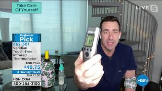 Veridian TouchFree Infrared Thermometer with Beep and Li [upl. by Kenzi957]