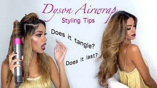 The Dyson Airwrap Tips A GameChanger for Styling and Curling Hair Extensions  AribaPervaiz [upl. by Higginbotham]