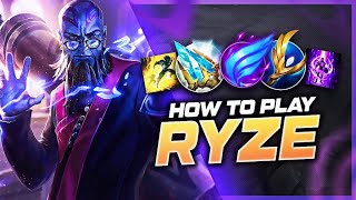 HOW TO PLAY RYZE SEASON 13  NEW Build amp Runes  Season 13 Ryze guide  League of Legends [upl. by Gnehp847]