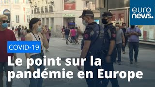 Le point sur la pandémie de Covid19 en Europe [upl. by Strenta]