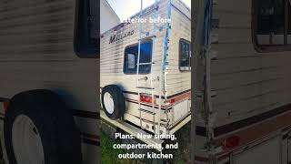 1985 Mallard Motorhome build Before shots before teardown and repairs [upl. by Noied956]