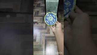 small lippan art easysimple diwali decor item [upl. by Kenric753]