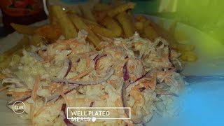 PAPRIKA FRIES COLESLAW RECIPEFRIES RECIPE [upl. by Nessa325]