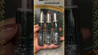 Metallic Silver Lipstick 🌟💄 Metallic blast💣  colour changing lipstick makeup viralshorts [upl. by Llenoil]