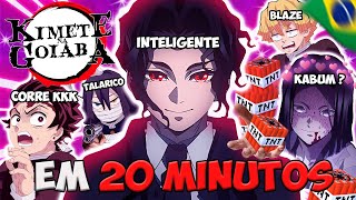 DEMON SLAYER ACADEMIA DOS HASHIRAS 2 EM 20 MINUTOS PARÃ“DIA REDUBLAGEM [upl. by Ciaphus]