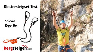 Klettersteigset Test Salewa Ergo Tex bergsteigencom [upl. by Arabelle931]