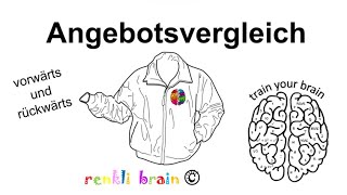 Angebotsvergleich vorwärts und rückwärts kaufmännisches Rechnen BWL Berufskolleg [upl. by Arnelle272]