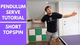 Short Pendulum Serve Tutorial  Topspin [upl. by Adnilemre]