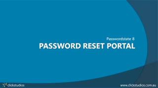 Passwordstate  Password Reset Portal Demo [upl. by Roehm]