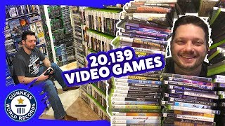 Worlds largest collection of videogames  Guinness World Records [upl. by Niliak143]