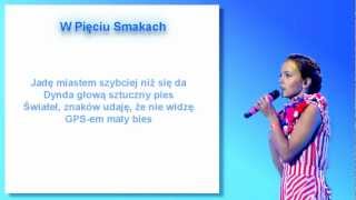 Monika Brodka  W Pięciu Smakach karaoke [upl. by Eugilegna]