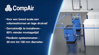 CompAir EPL Easy Pipe Line snelmontage leidingsysteem [upl. by Acinorej]