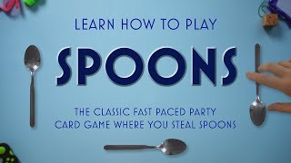 SPOONS The Classic FastPaced Card Game for Parties and Family Fun [upl. by Sigfried]