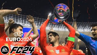 EA SPORTS FC 24  Spain vs England at Olympiastadion Berlin Euro 2024 Final 202425 PS5 [upl. by Suolkcin]