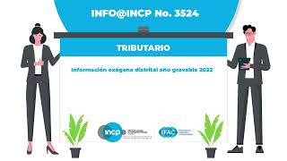 Información exógena distrital año gravable 2022 INFOINCP No 3524 [upl. by Atteynek]