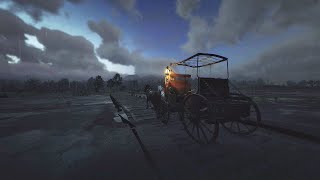 Carriage ride through the night rain ASMR Ambience [upl. by Thedric181]