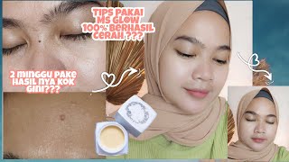 2 Minggu langsung Glowing   Review Ms Glow Whitening day cream [upl. by Neille978]