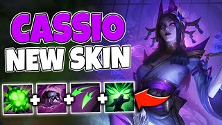 WTF NEW CASSIO SKIN SHOOTS PURPLE SPIT SPIRIT BLOSSOM IS AMAZING  League of Legends [upl. by Mortie597]