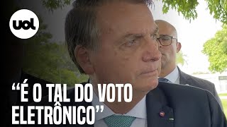 Bolsonaro comenta prévias do PSDB e compara conflitos técnicos do partido ao voto eletrônico [upl. by Aremat968]