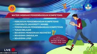 Webinar Perencanaan Pengembangan Kompetensi ASN di Lingkungan Perguruan Tinggi Negeri [upl. by Erdnael]