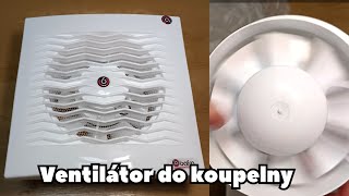 Ventilátor do koupelny  Bafra Nástěnný axiální koupelnový 120 mm  unboxing [upl. by Roskes426]