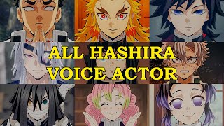 All Hashira Voice Actor  Demon Slayer Voice Actor [upl. by Alur]