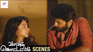 Vaanam Kottattum Scenes  Sarathkumar meets with a mishap  Vikram Prabhu confesses his love [upl. by Nabe947]