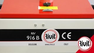 Rivit RIV916B ITA rivettatrice per inserti da M12 a M16 oleopneumatica reg corsa e pressione [upl. by Haraj994]