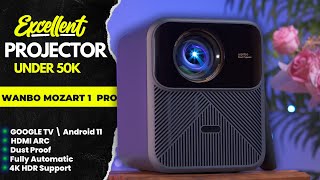 Wanbo Mozart 1 Pro 2024  Unboxing amp Review  Best Projector for Home Theater in 40K [upl. by Annahvas]