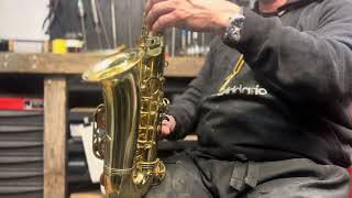 7683 SELMER SERIES II ALTO SAXOPHONE pre service assessment 02 [upl. by Aihset584]