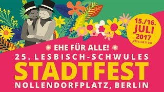 25 Lesbischschwules Stadtfest Berlin 1516072017 [upl. by Pentheas]