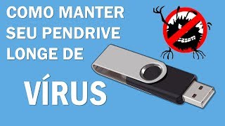 Como proteger o pendrive contra vírus [upl. by Audwin]