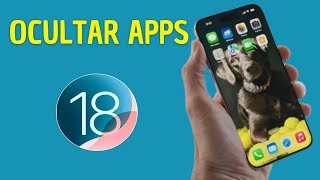 Como ocultar aplicaciones en iPhone ocultar app iOS 18 [upl. by Nytsirc]