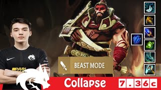 DOTA 2 TSpiritCollapse the BEASTMASTER OFFLANE 736c [upl. by Sabu972]