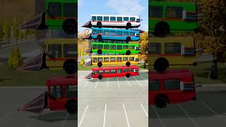 Zebra 🚌 Buses Falling  BeamNG  shorts [upl. by Sioux]