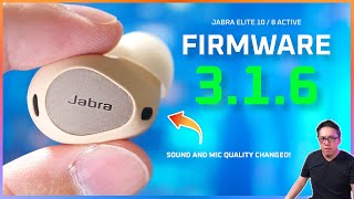 NEW Jabra Elite 10  8 Active Update Improves what 🤔 Firmware 316 [upl. by Savory]