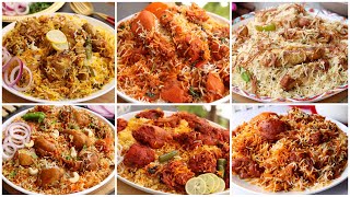 EID SPECIAL ❗ TOP 6 BIRYANI RECIPES by Yes I Can Cook [upl. by Emixam]