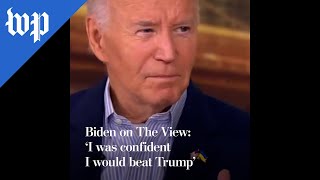 Biden on ‘The View’ ‘I was confident I would beat Trump’ [upl. by Yentihw]