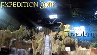 Expedition Zork Crazy Turntable Log Flume POV  Toverland [upl. by Orvil484]