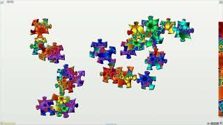 The daily jigsaw puzzle  Multicolored Floral Spirals [upl. by Amo]