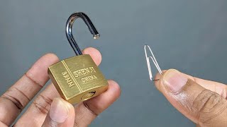 Open Any Lock Without a Key Amazing Trick [upl. by Eletnahs]