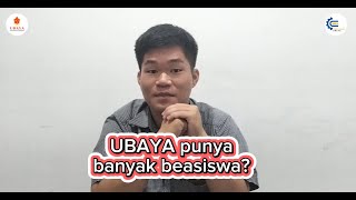 Cara Mendapatkan Beasiswa di UBAYA [upl. by Anirok]