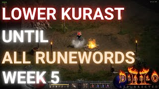 LKUAR WEEK 5 runs 13000  16000  Diablo 2 resurrected [upl. by Aldwin689]