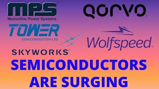 5 Large Cap Semiconductor Stocks  MPWR  SWKS  QRVO  WOLF  TSEM [upl. by Eeznyl]