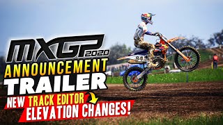 MXGP 2020 Announcement Trailer  Elevation Change In Track Editor  New Features amp Release Date [upl. by Warchaw]