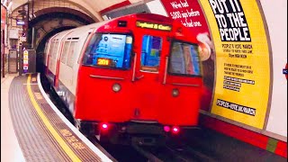 Sound of 1972 Stock Train Departing on the London Underground Bakerloo Line [upl. by Arriet]