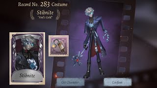 Playing with Fools Golds first A tier  Stibnite  quotFools Goldquot  Identity V [upl. by Esile]