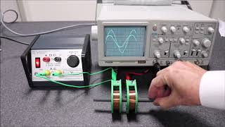 Transformer  waveform as ferrite core is inserted NCPQ [upl. by Mclyman]