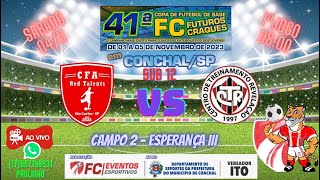 COPA CONCHAL SUB 12  CFA RED TALENTS X PERDÕES [upl. by Nwahsor]